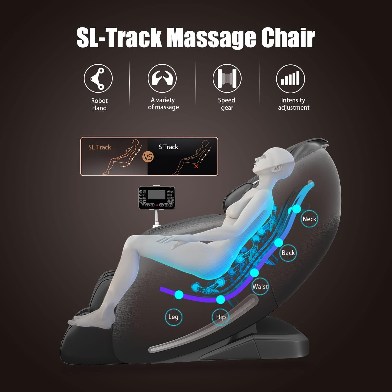 Fauteuil massant Real Relax 3D - 2
